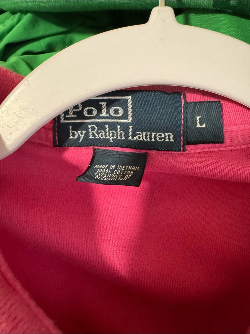 Ralph Lauren Men’s Hot Pink Polo with Yellow Pony